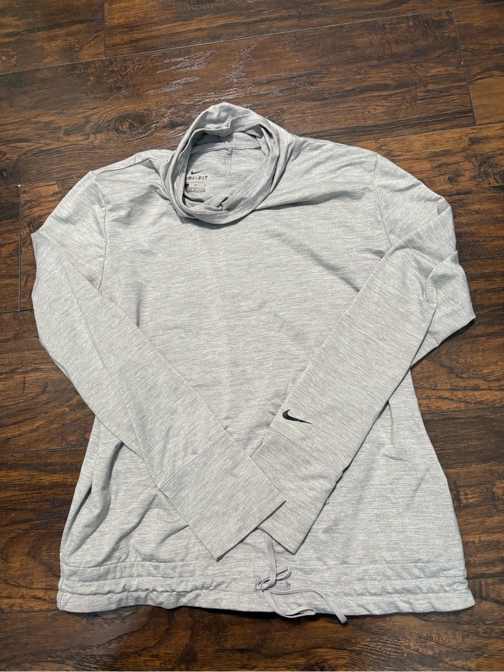 Nike Men’s Light Gray Turtleneck Dri-FIT Sweater